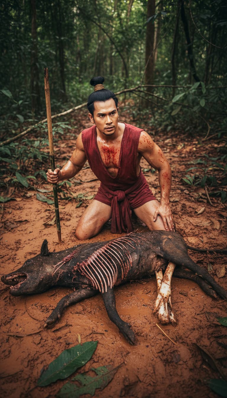 นักล่าที่ดุร้ายในป่า